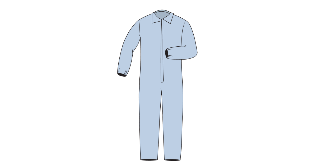 Features breathable tri-layer fabric to provide durability and protection from light fluids and contact isolation. Features breathable tri-layer fabric to provide durability and protection from light fluids and contact isolation.